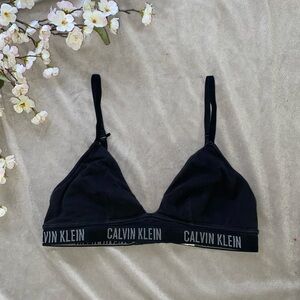 calvin klein unlined triangle bra